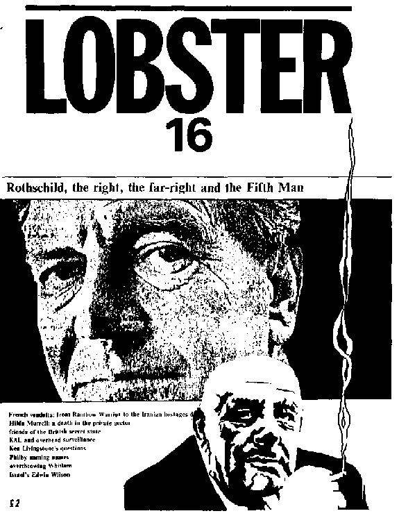 Lobster Issue 16 Cover