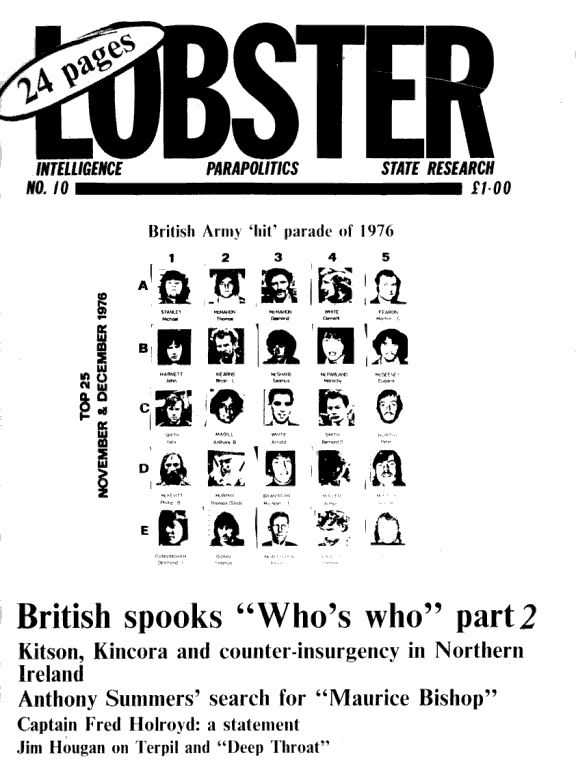 Lobster Issue 10 Cover