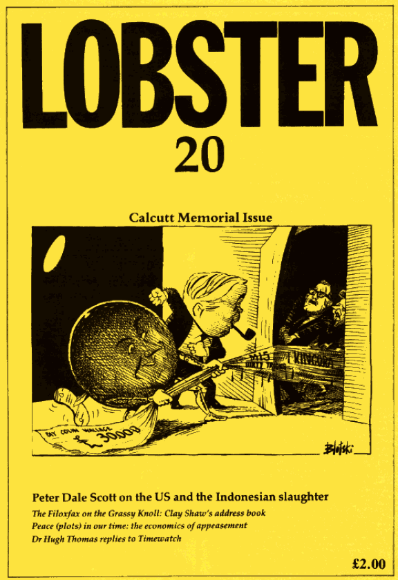 Lobster Issue 20 Cover