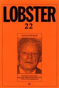 Lobster Issue 22 Cover