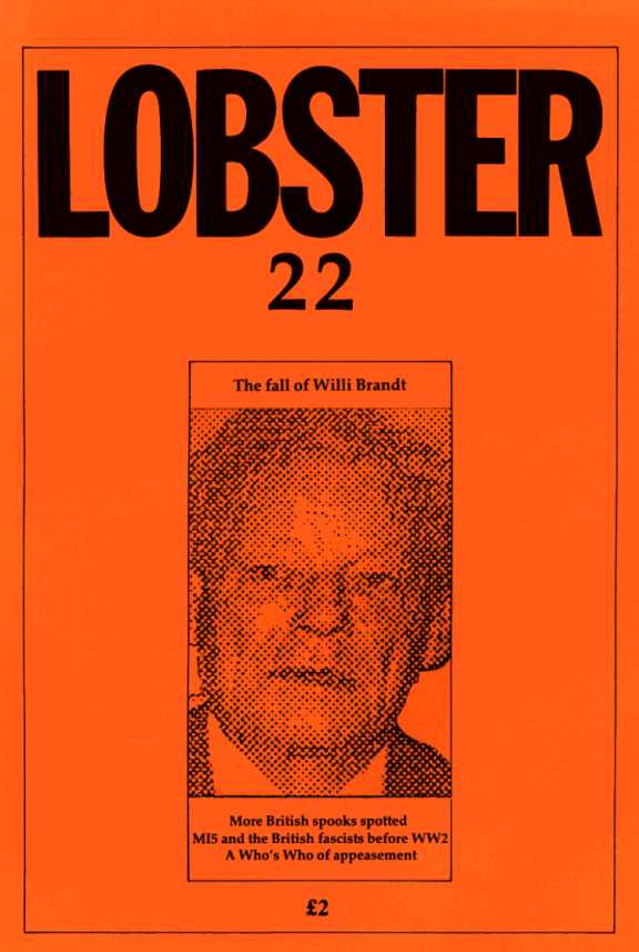 Lobster Issue 22 Cover