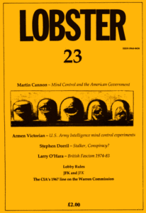 Lobster Issue 23 Cover