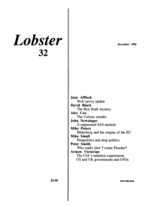 Lobster Issue 32 Cover