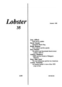 Lobster Issue 35 Cover