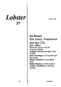 Lobster Issue 37 Cover