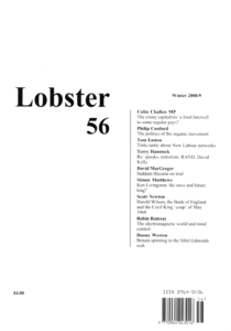Lobster Issue 56 Cover