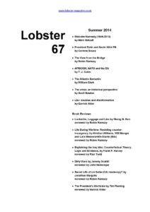 Lobster Issue 67 Cover
