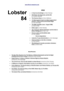 Lobster 84 Cover